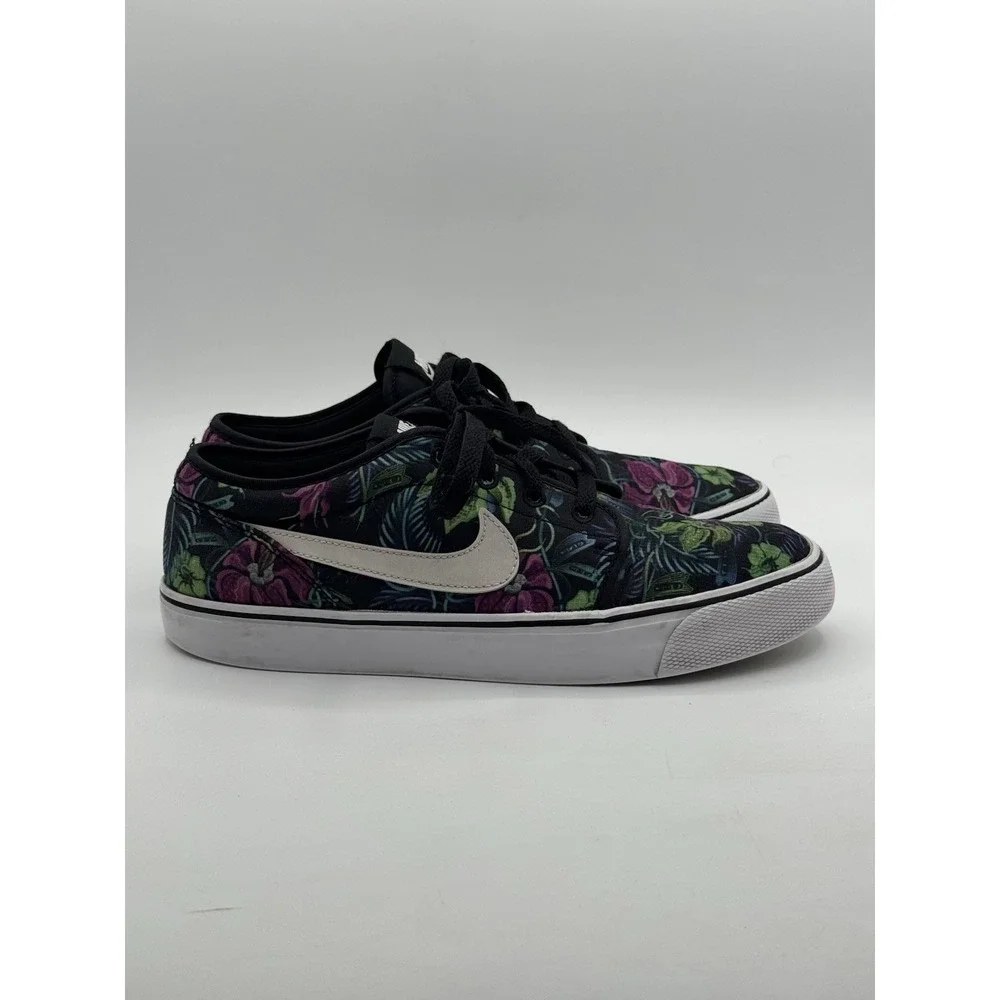 Nike Toki Low Mens Size 8 Shoes Floral Textile Hawaiian Sneakers 631697-011